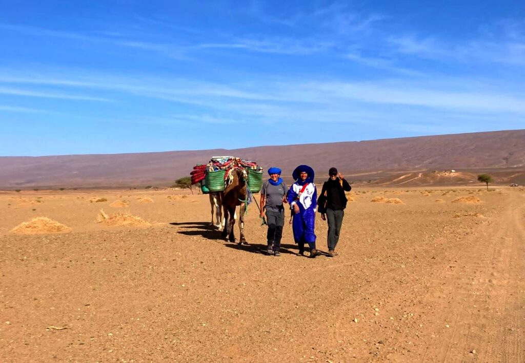 desert camel treks from zagora